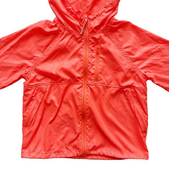 Crewcuts Neon Orange Lightweight Jacket Size 4/5 - Picture 2 of 5